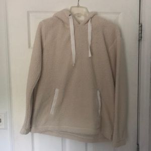 NWT Abercrombie & Fitch Sherpa Hoodie Pullover M
